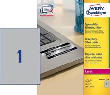 AVERY Zweckform Typenschildetiketten 210,0 x 297,0 mm