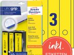AVERY Zweckform Ordneretiketten 61,0 x 297,0 mm gelb