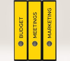 AVERY Zweckform Ordneretiketten 61,0 x 297,0 mm gelb