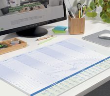 SIGEL Schreibtischunterlage 59,5 x 41,0 cm blau/grün