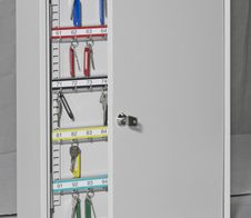 ISS Regensburg Schlüsselkasten   mit 300 Zylinderschloss lichtgrau