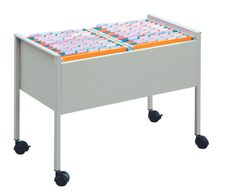 DURABLE Hängemappenwagen Quer-Registratur lichtgrau für bis zu 100 Hängemappen