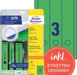 AVERY Zweckform Ordneretiketten 61,0 x 297,0 mm grün