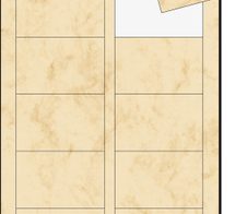 SIGEL Visitenkarten 225 g/m² satiniert marmor-beige