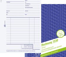 AVERY Zweckform Formularbuch Rechnung DIN A5 1x 100 Seiten