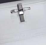 DURABLE Namensschilder transparent 9 cm x 5.4 cm