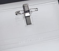 DURABLE Namensschilder transparent 9 cm x 5.4 cm