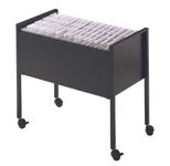 DURABLE Hängemappenwagen Längs-Registratur schwarz für bis zu 80 Hängemappen