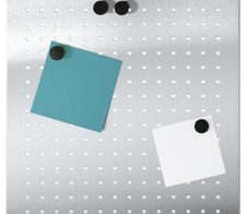 blomus Magnettafel gelocht 40,0 x 50,0 cm silber