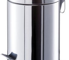 Zeller Mülleimer 12,0 l edelstahl