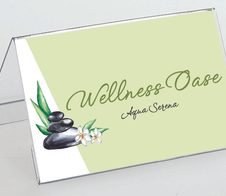 SIGEL in Dachform Tischaufsteller 9,5 x 4,2 cm