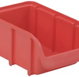 hünersdorff Sichtlagerkasten  Größe: 2, 0,73 l rot