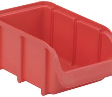 hünersdorff Sichtlagerkasten  Größe: 2, 0,73 l rot