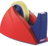 tesa Easy Cut® Tischabroller rot/blau