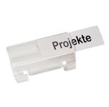 Vollsichtreiter PVC transparent