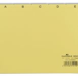 DURABLE Karteikartenregister A-Z gelb für DIN-A5-Karteikästen