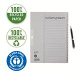 LEITZ Ordnerregister Vollformat, Überbreite 1-31 DIN A4