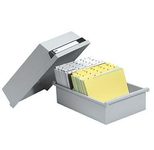 HAN Karteikasten A5 für 800 Karteikarten grau