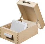 HAN Karteikasten A6 für 900 Karteikarten braun