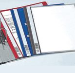 DURABLE Schnellhefter DIN A4 überbreit PVC grau