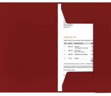 ELBA Sammelmappen Chic DIN A4 bordeaux