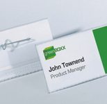 DURABLE Namensschilder transparent 6 cm x 3 cm