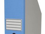 Top-Print Archiv-Stehsammler Wellpappe weiß/blau , DIN A4