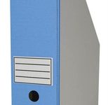 Top-Print Archiv-Stehsammler Wellpappe weiß/blau , DIN A4