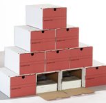 Top-Print Archivboxen für individuelle Aufbewahrung 24,4 x 32,1 x 18,5 cm