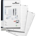 DURABLE Einsteckschilder für Namensschilder Badgemaker 6,0 x 3,0 cm