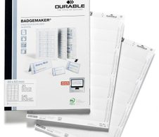 DURABLE Einsteckschilder für Namensschilder Badgemaker 6,0 x 3,0 cm