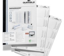 DURABLE Einsteckschilder für Namensschilder Badgemaker 15,0 x 6,1 cm