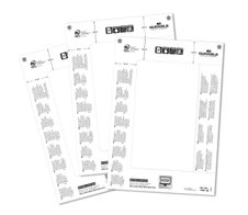 DURABLE Einsteckschilder für Namensschilder Badgemaker 21,0 x 6,1 cm