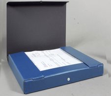 ELBA Heftbox 4 cm DIN A4 blau