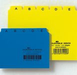 DURABLE Karteikartenregister A-Z blau für DIN-A7-Karteikästen