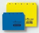 DURABLE Karteikartenregister A-Z blau für DIN-A7-Karteikästen