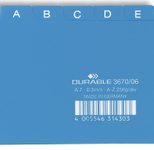DURABLE Karteikartenregister A-Z blau für DIN-A7-Karteikästen