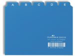 DURABLE Karteikartenregister A-Z blau für DIN-A6-Karteikästen