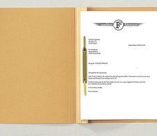 Schnellhefter DIN A4 Recycling-Karton chamois