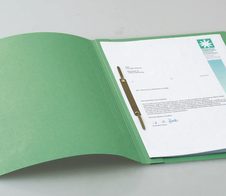 Schnellhefter DIN A4 Recycling-Karton grün