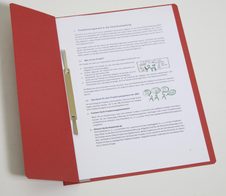 Einhakhefter DIN A4 rot