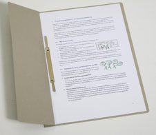 Einhakhefter DIN A4 grau