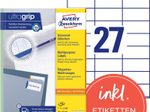 AVERY Zweckform Etiketten 3479 weiß 70,0 x 32,0 mm