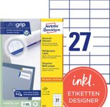 AVERY Zweckform Etiketten 3479 weiß 70,0 x 32,0 mm