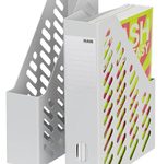 HAN Stehsammler Klassik antistatischer, schwermetallfreier Kunststoff lichtgrau , DIN A4