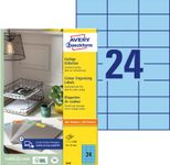 AVERY Zweckform Etiketten 3449 blau 70,0 x 37,0 mm