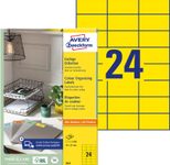 AVERY Zweckform Etiketten 3451 gelb 70,0 x 37,0 mm