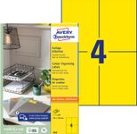 AVERY Zweckform Etiketten 3459 gelb 105,0 x 148,0 mm