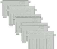 HAN Kartei-Stützplatten A7 lichtgrau