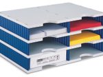 styro Styrodoc Sortierstation DIN C4 6 -Fach grau/blau